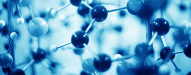 Photo of molecular model.