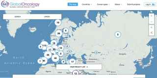 Global Cancer Project Map.
