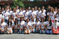 Group photo of USRP students.