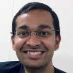 Headshot portrait of Ashwin Ramachandran - Bio-X Travel Awardee