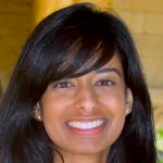Headshot portrait of Melina Mathur - Bio-X Travel Awardee