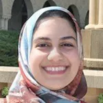 Headshot portrait of Lameese Eldesouky - Bio-X Travel Awardee