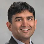 Headshot portrait of Raag Airan - Associate Professor of Radiology (Neuroimaging and Neurointervention) and (by courtesy) of Materials Science & Engineering and of Psychiatry & Behavioral Sciences