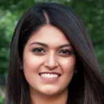 Outdoor headshot photo of graduate student Preskha Bhagchandani.