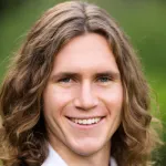 Headshot portrait of August Burton - Bio-X Undergraduate Fellow