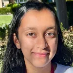 Headshot portrait of Puja Chopade - Bio-X Undergraduate Fellow