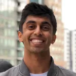 Headshot portrait of Arjun Desai - Bio-X Travel Awardee