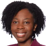 Indoor headshot photo of a smiling Black female faculty member, Dr. Glaivy Batsuli, Assistant Professor of Pediatrics at Stanford University.