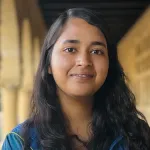 Headshot portrait of Ananya Goyal - Bio-X Travel Awardee