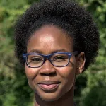Photo of a Black female faculty member wearing glasses, Dr. Hawa Racine Thiam, Assistant Professor of Bioengineering at Stanford University.