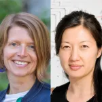 Collage of headshot photos of Ruth Huttenhain and Alice Ting.