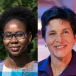Collage of headshot photos of Hawa Racine Thiam and Deborah Gordon.