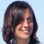 Outdoor headshot photo of a smiling white female faculty member, Dr. Ivana Maric, Assistant Professor of Pediatrics at Stanford University.