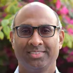 Headshot portrait of Ravindra Majeti - RZ Cao Professor