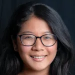 Photo of smiling female undergraduate student Khaing Mon.