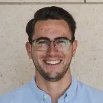 Headshot portrait of Nicholas Rommelfanger - Bio-X Travel Awardee