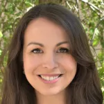 Headshot photo of smiling white female faculty member with long dark hair, Dr. Victoria Parikh, Associate Professor of Cardiovascular Medicine at Stanford University.