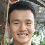 Headshot portrait of David Wang - Bio-X Bowes Fellow