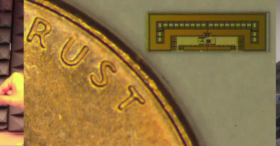 screenshots from video depicting technology developed by Dr. Amin Arbabian's laboratory