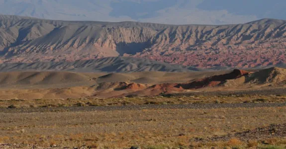 Photo of Hangay Mountains of central Mongolia.