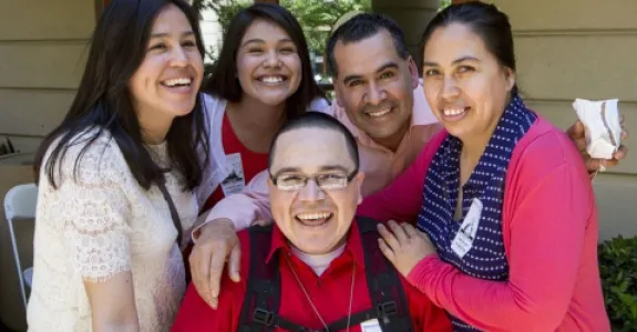 Photo of Edgar Arredondo with family members.