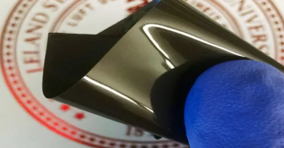 Photo of polyethylene film.