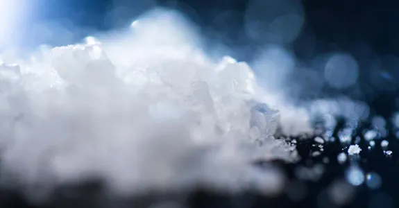 Photo of purified diamondoids.