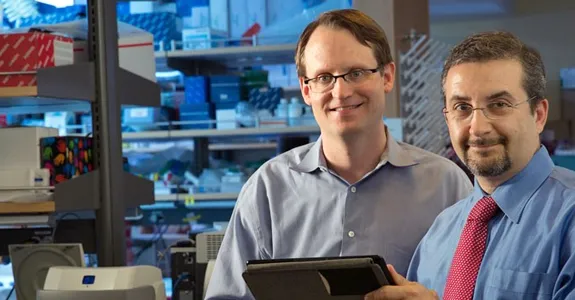 Photo of Drs. Diehn and Alizadeh.