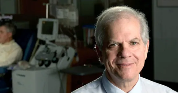 Photo of Dr. Ed Engleman in the lab.