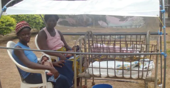 Photo of Nigerian mothers and infants.