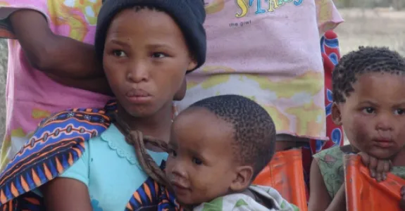 Khoe-San people of southern Africa.