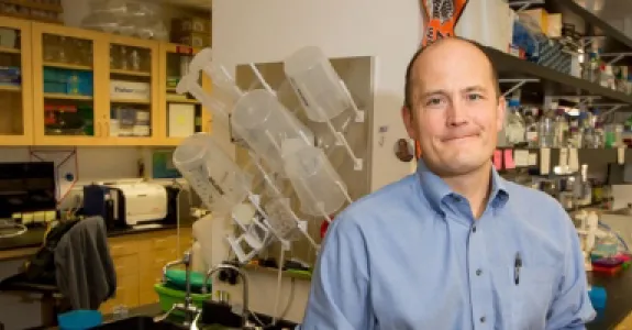 Photo of Dr. Paul Bollyky in the lab.