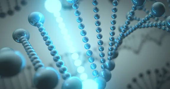 Graphic image of RNA.