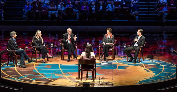 Photo of panelists at the 2012 Roundtable at Stanford.