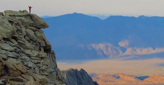 Photo of Hari Mix atop mountain.