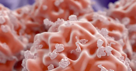 Graphic image of stem cells.
