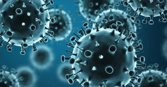 Graphic image of viruses.