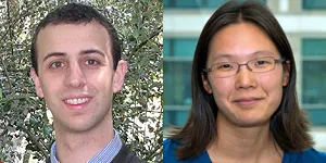 Photos of Drs. Adam de la Zerda and Ellen Yeh.