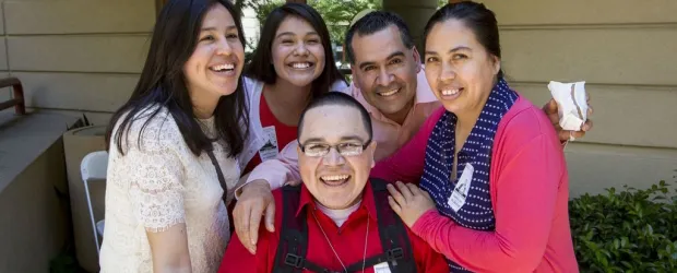 Photo of Edgar Arredondo with family members.