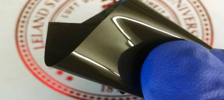 Photo of polyethylene film.