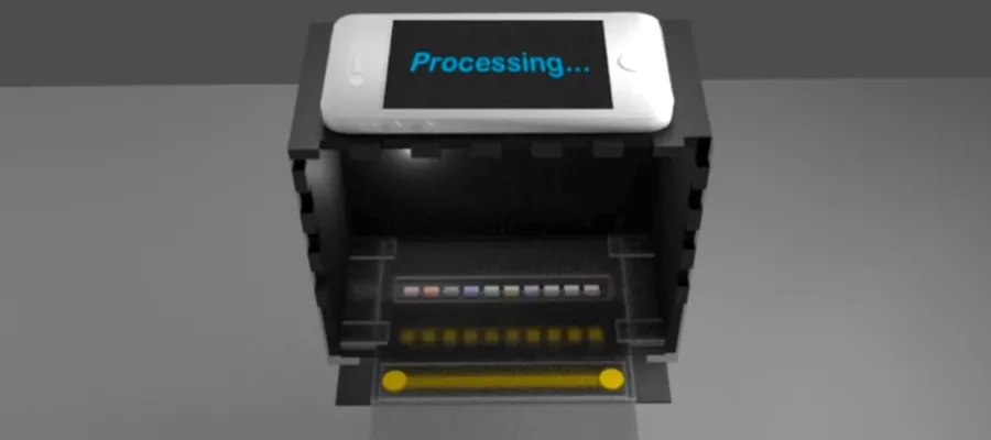 Screenshot of black box device.