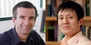 Photos of Drs. Axel Brunger and Liqun Luo.