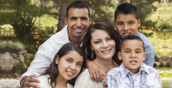 photo of a Hispanic family
