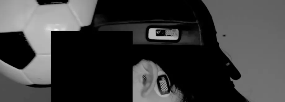 Screenshot from video demonstrating concussion impact.