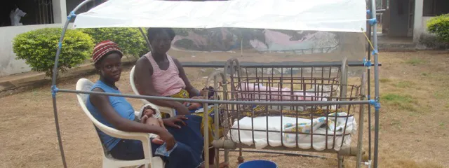Photo of Nigerian mothers and infants.