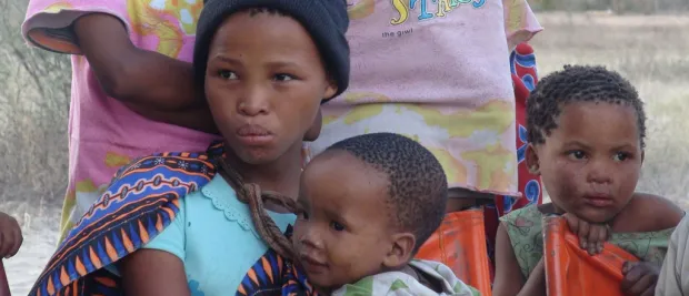 Khoe-San people of southern Africa.