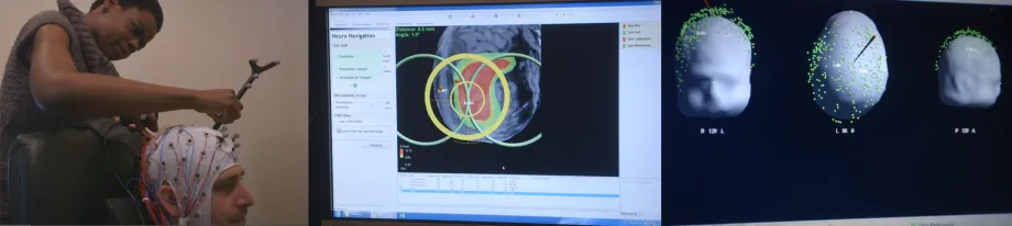 Images of work on brain mapping.