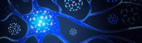 Graphic image of neurons.