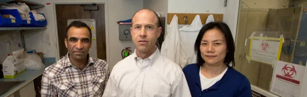 Photo of Vici Varghese, Robert Shafer, and Soo-Yoon Rhee.