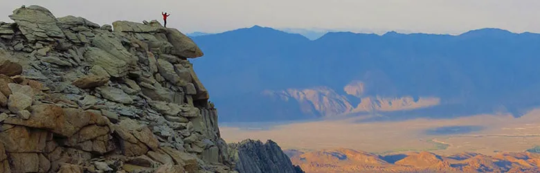 Photo of Hari Mix atop mountain.